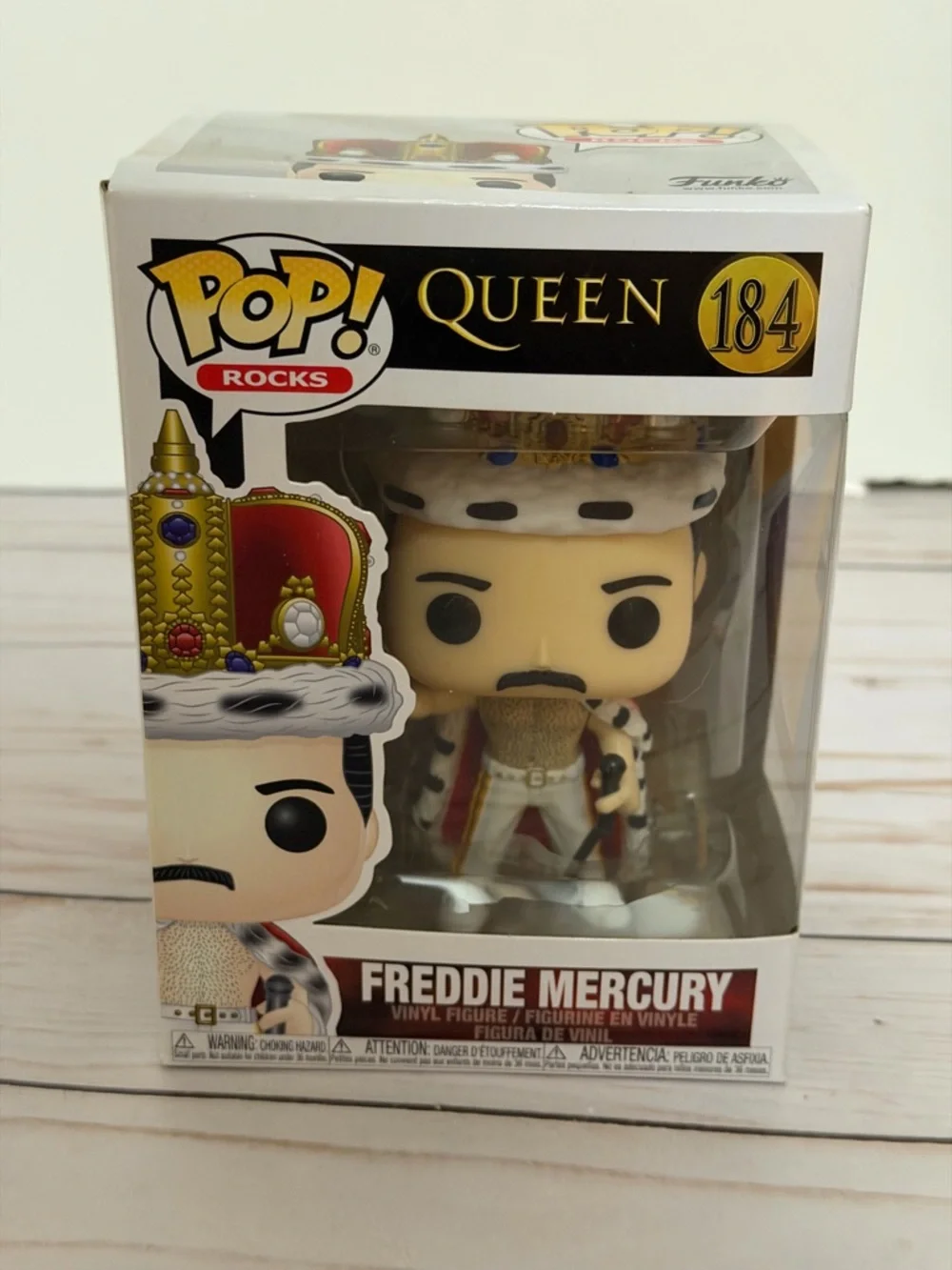 Funko Pop Rocks FREDDIE MERCURY Queen Vinyl Figure 184 - Picture 1 of 11